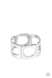 Paparazzi In OVAL Your Head - Silver - Veronica's Jewelry Paradise, LLC