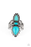 Paparazzi In a BADLANDS Mood - Blue - Veronica's Jewelry Paradise, LLC