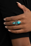 Paparazzi In a BADLANDS Mood - Blue - Veronica's Jewelry Paradise, LLC