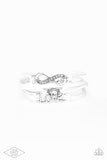Paparazzi Infinitely Irresistible - White Love Bracelet