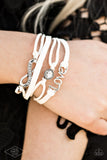 Paparazzi Infinitely Irresistible - White Love Bracelet