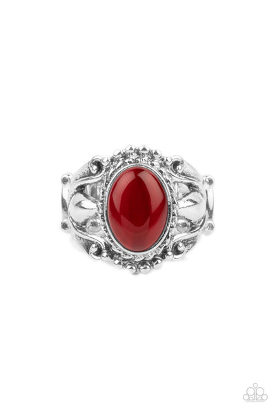 Paparazzi Jubilant Gem - Red - Veronica's Jewelry Paradise, LLC