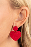 Paparazzi Just a Little Crush - Red - Veronica's Jewelry Paradise, LLC