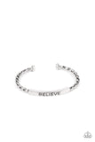 Paparazzi Keep Calm and Believe - Silver - Veronica's Jewelry Paradise, LLC