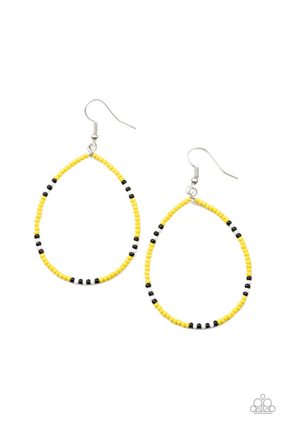 Paparazzi Keep Up The Good BEADWORK - Yellow - Veronica's Jewelry Paradise, LLC