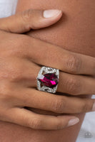 Paparazzi Kinda a Big Deal - Pink Teardrop Ring