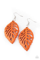 Paparazzi LEAF Em Hanging - Orange - Veronica's Jewelry Paradise, LLC