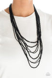 Paparazzi Totally Tonga- Black - Veronica's Jewelry Paradise, LLC