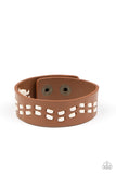 Paparazzi Leather Is My Favorite Color - Brown - Veronica's Jewelry Paradise, LLC