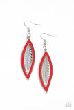 Paparazzi Leather Lagoon - Red - Veronica's Jewelry Paradise, LLC