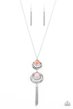 Paparazzi Limitless Luster - Orange Necklace