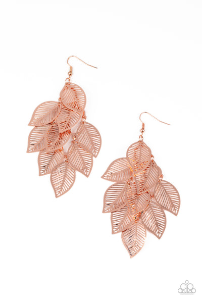 Paparazzi Limitlessly Leafy - Copper - Veronica's Jewelry Paradise, LLC