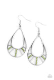 PAPARAZZI LINE CROSSING SPARKLE - GREEN - Veronica's Jewelry Paradise, LLC