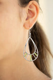 PAPARAZZI LINE CROSSING SPARKLE - GREEN - Veronica's Jewelry Paradise, LLC
