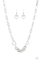 Paparazzi Little Charmer - Pink Heart Necklace