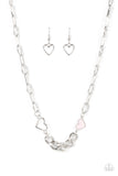 Paparazzi Little Charmer - Pink Heart Necklace