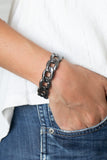 Paparazzi Living Off The GRIT - Black - Veronica's Jewelry Paradise, LLC