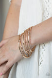 Paparazzi Lock, STACK, and Barrel - Gold - Veronica's Jewelry Paradise, LLC