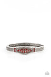 Paparazzi Locked in Luster - Red - Veronica's Jewelry Paradise, LLC