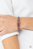 Paparazzi Locked in Luster - Red - Veronica's Jewelry Paradise, LLC