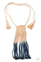 Paparazzi Look At MACRAME Now - Blue - Veronica's Jewelry Paradise, LLC