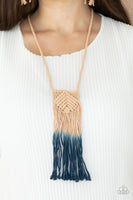 Paparazzi Look At MACRAME Now - Blue - Veronica's Jewelry Paradise, LLC