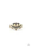Paparazzi Lotus Crowns - Brass - Veronica's Jewelry Paradise, LLC