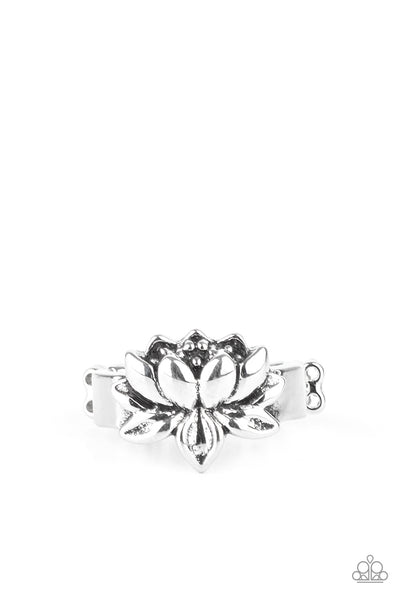 Paparazzi Lotus Crowns - Silver - Veronica's Jewelry Paradise, LLC