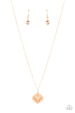 Paparazzi Lovestruck Shimmer - Gold Necklace