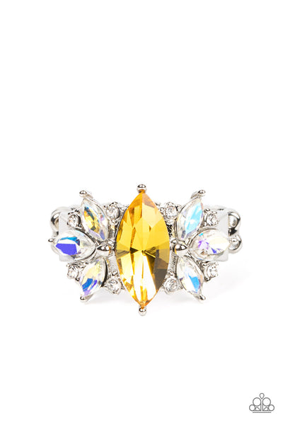 Paparazzi Luxury Luster - Yellow - Veronica's Jewelry Paradise, LLC