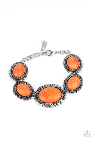 Paparazzi MESA Time Zone - Orange - Veronica's Jewelry Paradise, LLC