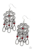 Paparazzi Majestic Makeover - Red - Veronica's Jewelry Paradise, LLC