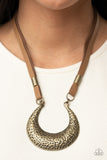 Paparazzi Majorly Moonstruck - Brass - Veronica's Jewelry Paradise, LLC