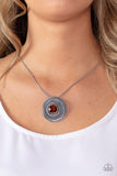 Paparazzi Make Me a MEDALLION-aire - Brown - Veronica's Jewelry Paradise, LLC