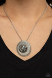 Paparazzi Make Me a MEDALLION-aire - Silver - Veronica's Jewelry Paradise, LLC