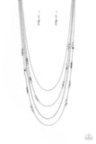 Paparazzi Metallic Monarch - Silver