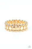 Paparazzi Metro Magnetism - Gold - Veronica's Jewelry Paradise, LLC