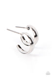 Paparazzi Mini Magic - Silver Dainty Tiny Hoops