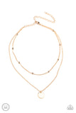 Paparazzi Modestly Minimalist - Gold - Veronica's Jewelry Paradise, LLC