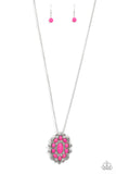 Paparazzi Mojave Medallion - Pink - Veronica's Jewelry Paradise, LLC