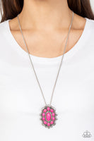 Paparazzi Mojave Medallion - Pink - Veronica's Jewelry Paradise, LLC