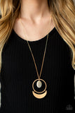 Paparazzi Moonlight Sailing - Gold - Veronica's Jewelry Paradise, LLC