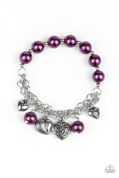 Paparazzi More Amour - Purple - Veronica's Jewelry Paradise, LLC