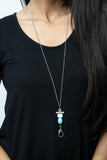 Paparazzi Natural Novice Lanyard- Blue - Veronica's Jewelry Paradise, LLC