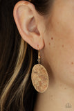 Paparazzi Natures Finest Cork Necklace - Gold - Veronica's Jewelry Paradise, LLC