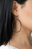 Paparazzi OVAL-ruled! - Black - Veronica's Jewelry Paradise, LLC