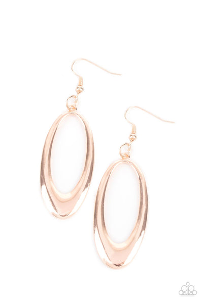 Paparazzi OVAL The Hill - Rose Gold - Veronica's Jewelry Paradise, LLC