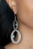 Paparazzi OVAL and OVAL Again - Green - Veronica's Jewelry Paradise, LLC