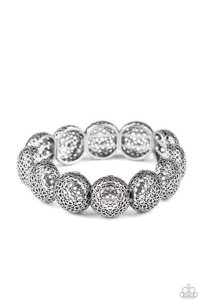 Paparazzi  Obviously Ornate- Silver - Veronica's Jewelry Paradise, LLC