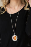 Paparazzi Oh My Medallion - Orange - Veronica's Jewelry Paradise, LLC